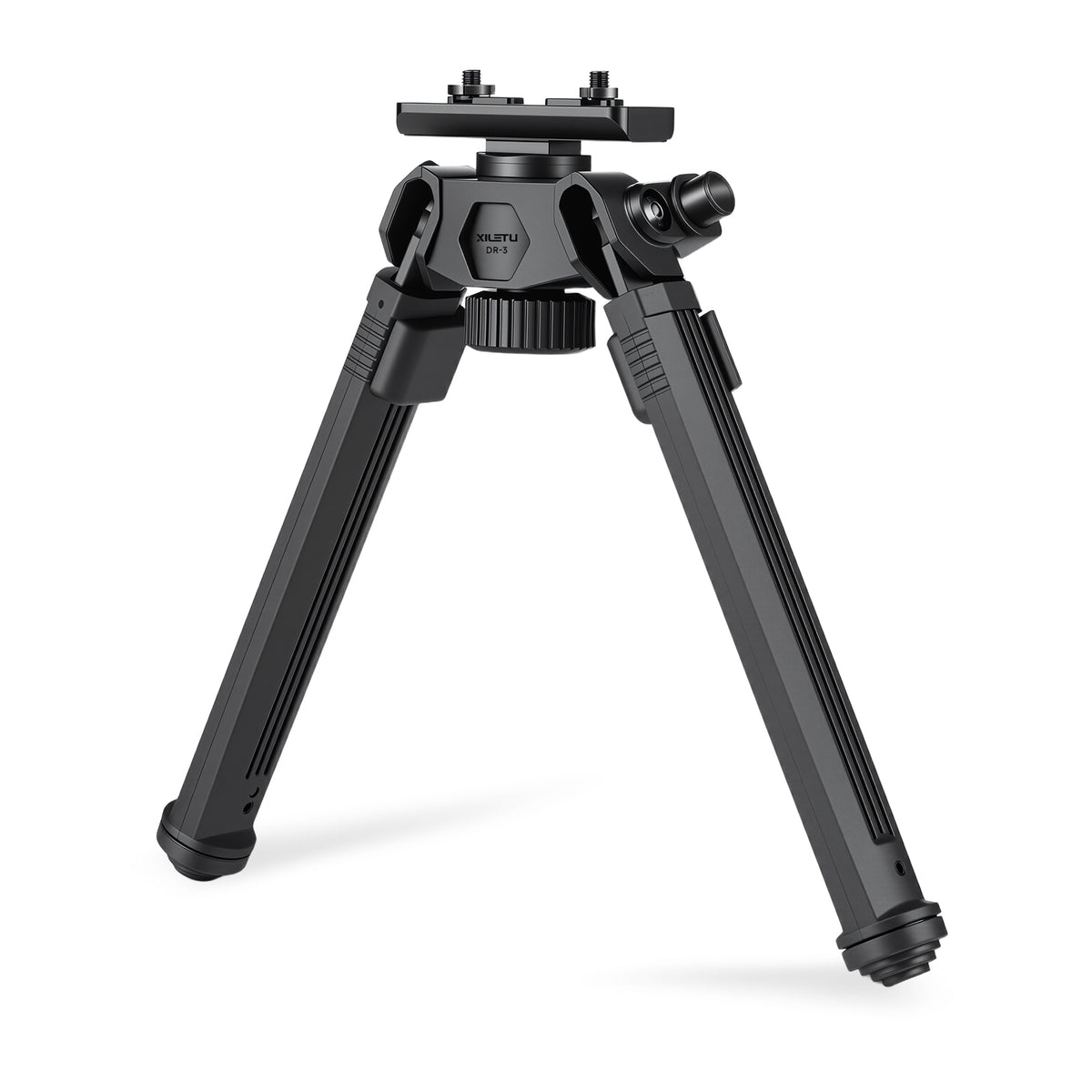 XILETU DR-3 Tactical Rifle Bipod 360° Swivel 6 Levels Height Adjustable 7.5-10.8 Inch Mlok Mount for Hunting Shooting