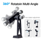 XILETU CP-3 Metal Phone Holder 360° Rotation Swivel Arca Quick Release Plate 1/4" 3/8" Screw 62-90mm for Tripod Vlog