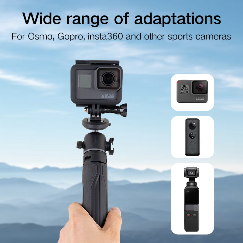 XILETU Quick Release Plate & Backpack Clip Kit, 1/4 Thread Adapter for GoPro Insta360 Action Camera, Outdoor Photography