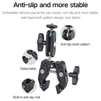 XILETU CRO-1 Multi-Function Powerful Pea Clip SLR Micro Single Camera Universal Crab Clamp Super Holder Stand BallHead Clamp