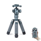 XILETU M-5GS Mini Tripod 1/4" Dual Panoramic Ball Head Portable Tabletop Camera Tripod for DSLR SLR Smartphone Vlog Macro Shooting