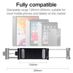 XILETU CP-12 Metal Tablet Stand Mobile Phone Photo Live Tripod Head Accessories Adapter Holder Desktop iPad Clamp