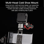 XILETU XDS-15 Cold Shoe Monitor Mount On Camera Shoe Mount Support Microphone Video LED Light for DSLR Nikon Canon