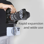 XILETU QPQ-TB Foldable Magnetic Phone Holder Camera Rabbit Cage Tripod Universal External Magsafe Accessory for iPhone  18 17 16 15