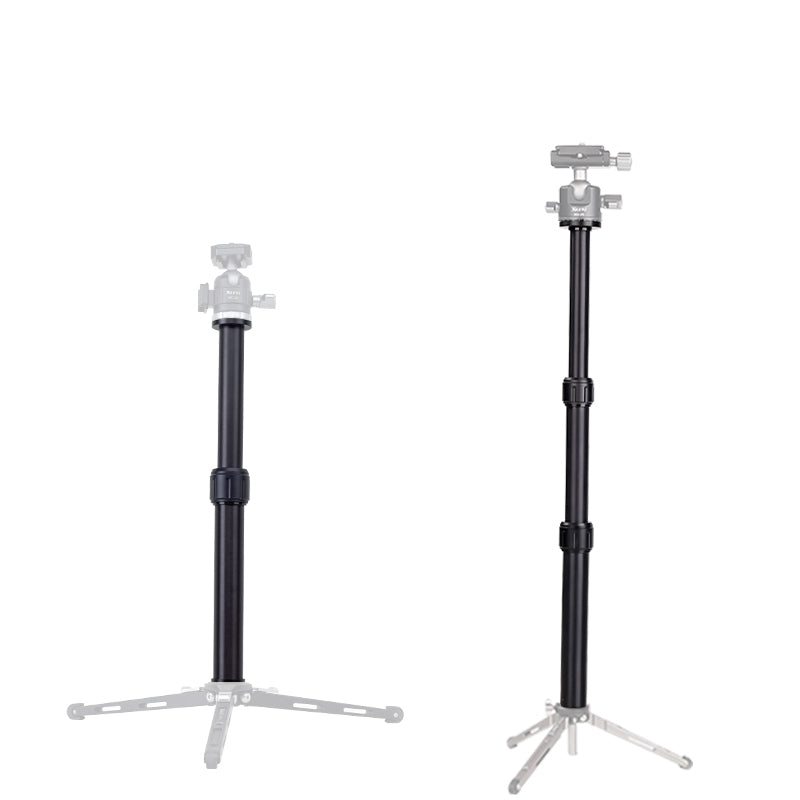 XILETU XM-222A XM-263A Aluminum Alloy Selfie Stick Tripod Central Axis Extension Rod Photography Camera Bracket Heightening Accessories