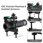 XILETU MH-1 MH-2 Magnetic Scope Level Mounting Kit - High-Precision Bubble Leveling System, Universal Rifle Tool with Compact Storage Case