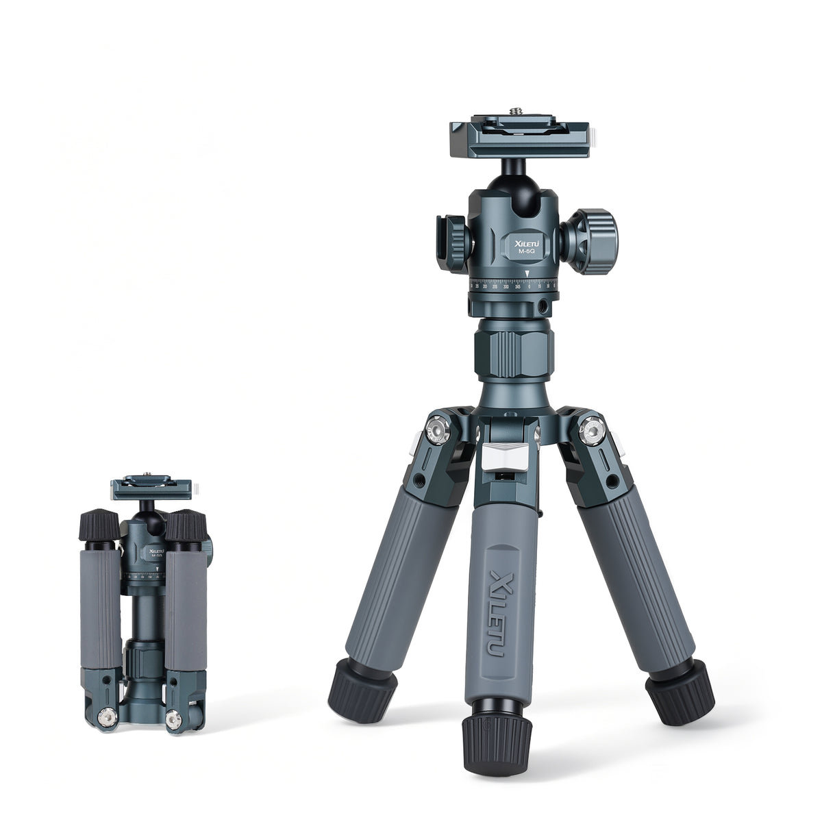 XILETU M-5G Mini Portable Lightweight Travel Tripod Tabletop Video Mini Tripod with 360 Degree Ball Head for Camera DSLR SLR