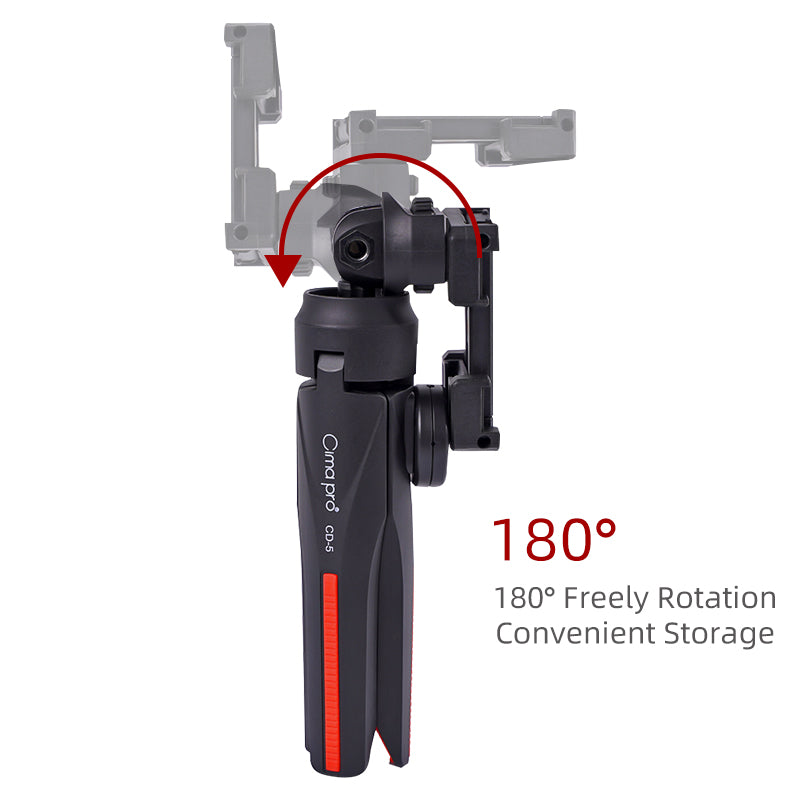 XILETU CD-5 Lightweight Mini Selfie Stick Tripod All in One Vlog Kit with Bluetooth Phone Holder for Vlog Live Streaming
