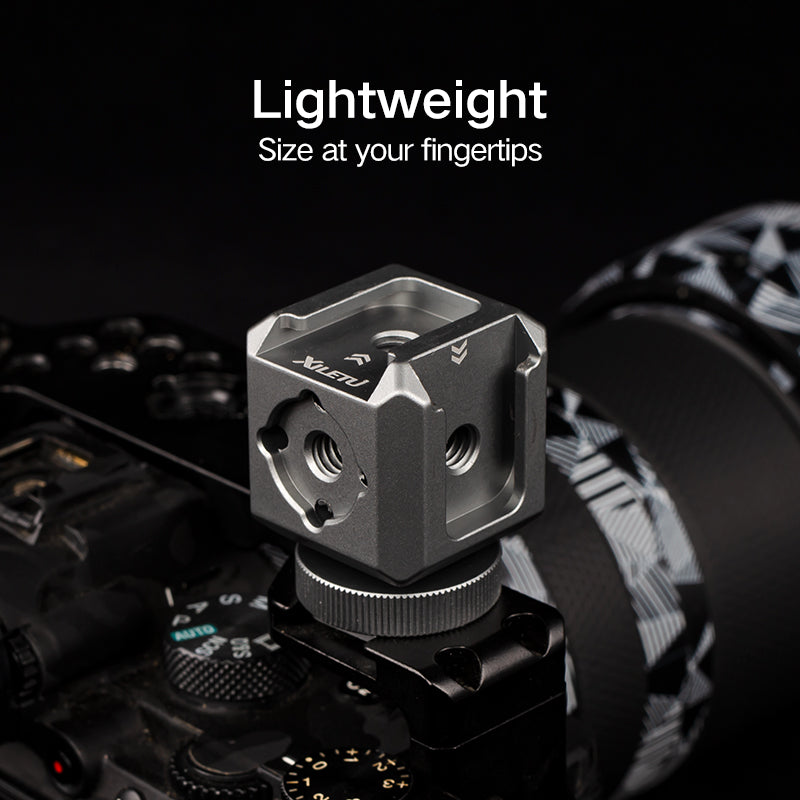 XILETU XDS-15 Cold Shoe Monitor Mount On Camera Shoe Mount Support Microphone Video LED Light for DSLR Nikon Canon