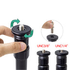 XILETU XM-222A XM-263A Aluminum Alloy Selfie Stick Tripod Central Axis Extension Rod Photography Camera Bracket Heightening Accessories