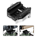 XILETU PA-02 140g QR Clamp, CNC Aluminum Quick Release Clamp, Arca-Swiss & Picatinny Adapter for DSLR Camera Tripod Monopod Ball Head