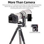 XILETU XGH-3 Professional  Tripod Head 360° Panoramic Aluminum Arca Swiss QR 25kg Load for Telephoto Lens Bird Watching Camera