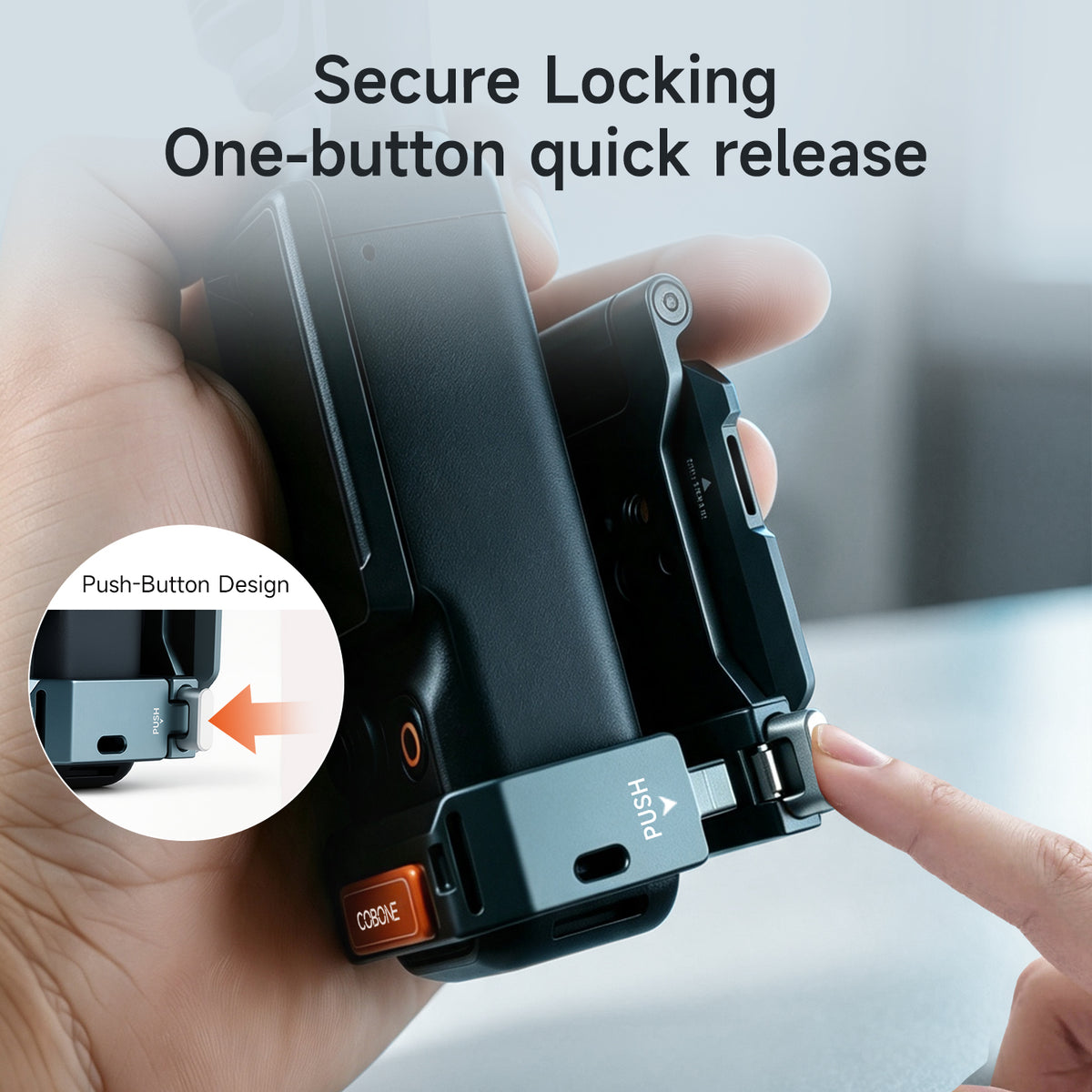 XILETU CPK-5 Quick-Release Expansion Cage for DJI Osmo Pocket 4 4P Dual-axis Adjustable Vlog Camera Shooting Accessory