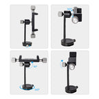 XILETU CP-5 All Metal Tripod Mount Adapter Cell Phone Clipper Holder Vertical 360 Rotation Tripod Stand for Smart Phones Tripod