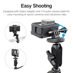 XILETU QM1+QS1 Bike Phone Holder For Sports Camera Riding Mount  Motorcycle Bike Quick Release Accessories