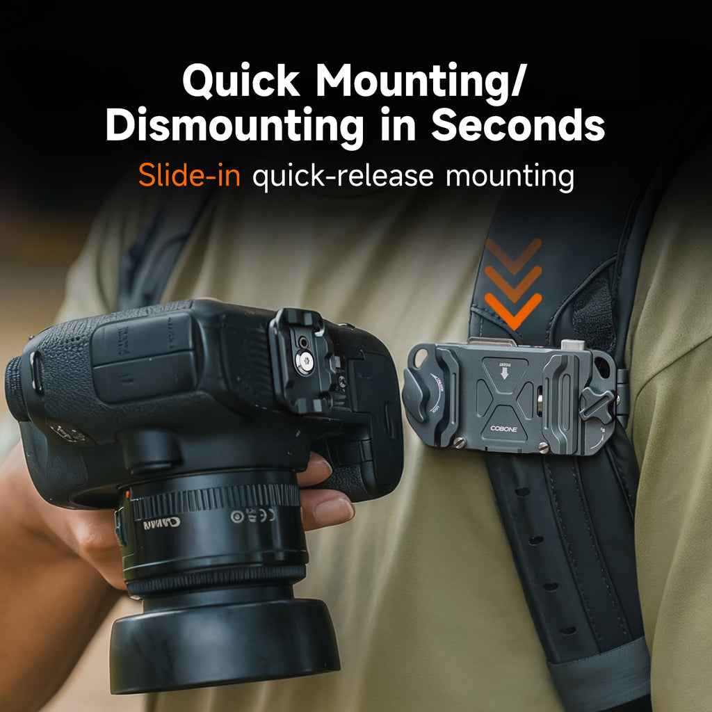 XILETU PQ-38K Arca-Swiss Quick Release Plate, Anti-Deflection Aluminum Alloy Base for DSLR/Mirrorless Cameras Tripod Mount Adapter