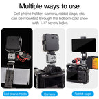 XILETU XDS-15 Cold Shoe Monitor Mount On Camera Shoe Mount Support Microphone Video LED Light for DSLR Nikon Canon