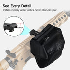 XILETU NSC-2 Heat-Resistant Brass Shell Catcher Adjustable Mount Quick Release Zippered Mesh Pouch for Outdoor Shooting Sports
