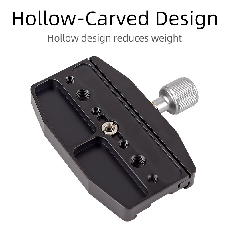 XILETU QR-90N QR-110N Quick Clamp With Quick Release Plate 1/4 General Screw Conversion Screw For Cameras Tripods Monopods Tripod Head