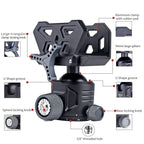 XILETU GD‑54 360° Ball Head Tripod Saddle Mount, 77lbs/35kg Heavy‑Duty Precision Field Support for Outdoor Shooting & Hunting