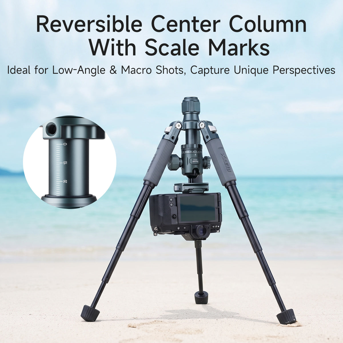 XILETU M-5G Mini Portable Lightweight Travel Tripod Tabletop Video Mini Tripod with 360 Degree Ball Head for Camera DSLR SLR