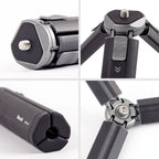 XILETU XTD20+MC22 Mini Cold Shoe Ball Head Dual Use 1/4 Screw Cold Shoe Aluminum Alloy for Camera Phone Speedlite Tripod Selfie Stick