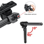 XILETU DR-3 Tactical Rifle Bipod 360° Swivel 6 Levels Height Adjustable 7.5-10.8 Inch Mlok Mount for Hunting Shooting
