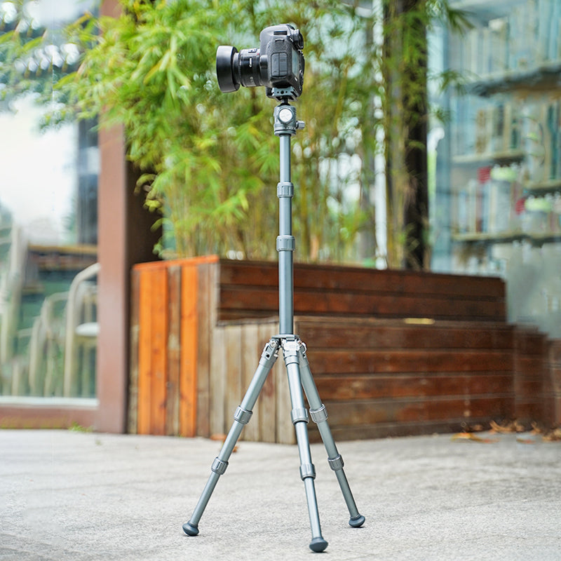 XILETU XM-263AS Aluminum Telescoping Extension Rod, Selfie Stick Tripod Monopod, Adjustable for Smartphone DSLR w/1/4&3/8 Screw Adapters