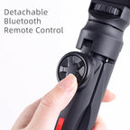 XILETU CD-5 Lightweight Mini Selfie Stick Tripod All in One Vlog Kit with Bluetooth Phone Holder for Vlog Live Streaming