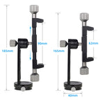 XILETU CP-5 All Metal Tripod Mount Adapter Cell Phone Clipper Holder Vertical 360 Rotation Tripod Stand for Smart Phones Tripod