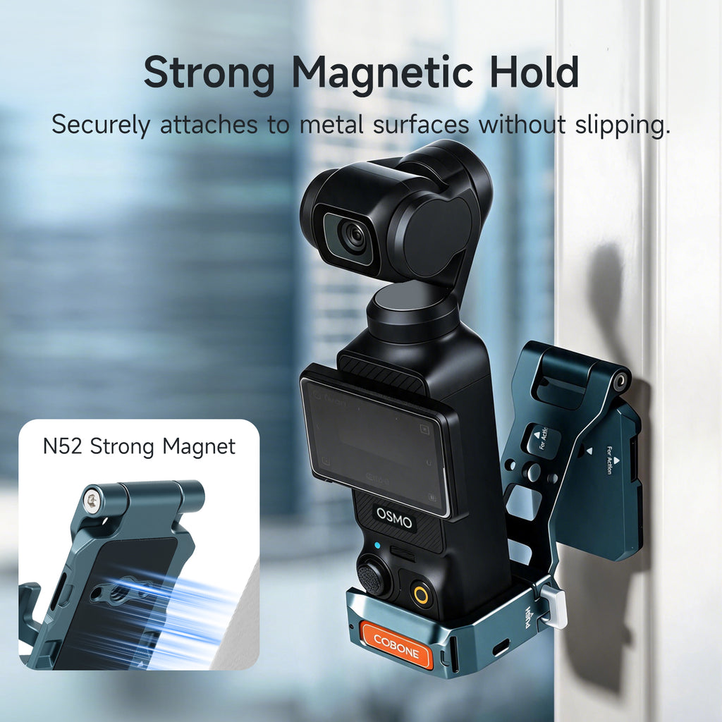XILETU CPK-5 Quick-Release Expansion Cage for DJI Osmo Pocket 4 4P Dual-axis Adjustable Vlog Camera Shooting Accessory