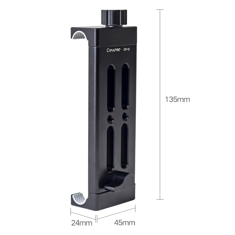 XILETU CP-12 Metal Tablet Stand Mobile Phone Photo Live Tripod Head Accessories Adapter Holder Desktop iPad Clamp