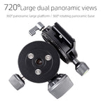 XILETU G-44 44mm Ball Head Camera Tripod Monopod Mounting Adapter Arca Quick Release Plate Aluminum Alloy Load Bearing 25kg