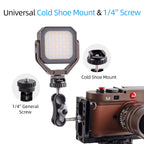 XILETU TM Series Tripod Magic Arm with Dual Ballhead 1/4'' Screw Universal Camera Video Monitor Mount Adapter for LED Light GPS Phone Monitor