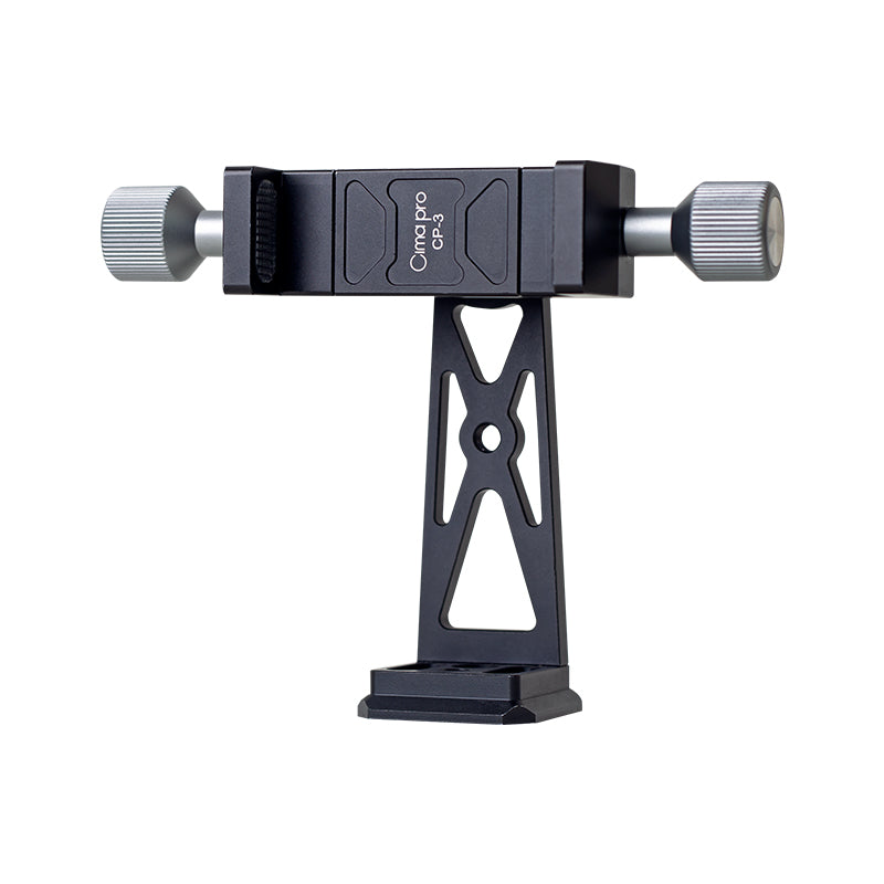 XILETU CP-3 Metal Phone Holder 360° Rotation Swivel Arca Quick Release Plate 1/4" 3/8" Screw 62-90mm for Tripod Vlog
