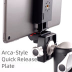 XILETU XJ-17 Tablet Mount Holder Adapter for iPad Pro Mini Air 1 2 3 4 Microsoft Surface Live Lecture Tablet Mount Tripod Adapter