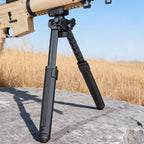 XILETU DR-2 Tactical Bipod, 360° Tilt Rotatable, Picatinny Mount, 6 Height Adjustable, Lightweight for Hunting Shooting