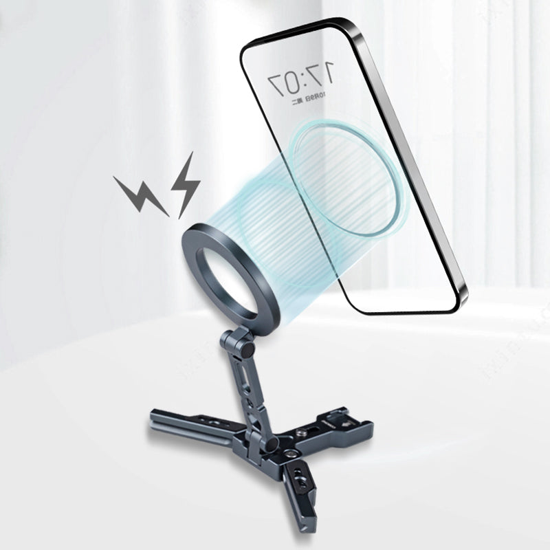 XILETU XQ-B MagSafe Magnetic Phone Holder Foldable Camera Phone Tripod Stand for iPhone 18-12 Selfie Stick Desktop  Stand