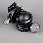 XILETU G-44 44mm Ball Head Camera Tripod Monopod Mounting Adapter Arca Quick Release Plate Aluminum Alloy Load Bearing 25kg