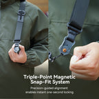 XILETU KQ-1 Lightweight Magnetic Camera Shoulder Strap with Quick Release - Adjustable Neck Strap for Canon Sony DSLR Cameras