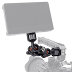 XILETU TM-S1 TM-S2 Magic Arm Camera Mount Bracket Double Ball Head 360° Rotation for Camera Monitor Lights Recorders Microphone Audio
