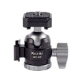 XILETU MC-22 Mini Tripod Ball Head Video Stand 360° Swivel Cold Shoe Panoramic Heads for DSLR Camera Head Tripod Head Accessories