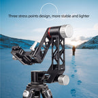 XILETU XGH-3 Professional  Tripod Head 360° Panoramic Aluminum Arca Swiss QR 25kg Load for Telephoto Lens Bird Watching Camera