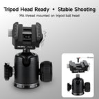 XILETU PA-02 140g QR Clamp, CNC Aluminum Quick Release Clamp, Arca-Swiss & Picatinny Adapter for DSLR Camera Tripod Monopod Ball Head