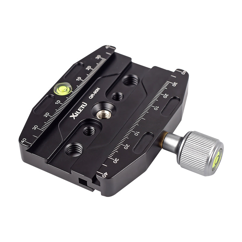 XILETU QR-90N QR-110N Quick Clamp With Quick Release Plate 1/4 General Screw Conversion Screw For Cameras Tripods Monopods Tripod Head