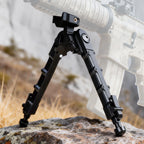 XILETU DR-1 7.2-8.6 Inch Bipod Foldable with 360° Rotation & Tilt, Quick Release Metal Bipod for Hunting Shooting Outdoor