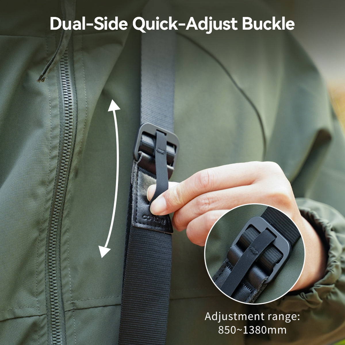 XILETU KQ-1 Lightweight Magnetic Camera Shoulder Strap with Quick Release - Adjustable Neck Strap for Canon Sony DSLR Cameras
