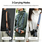 XILETU KQ-1 Lightweight Magnetic Camera Shoulder Strap with Quick Release - Adjustable Neck Strap for Canon Sony DSLR Cameras