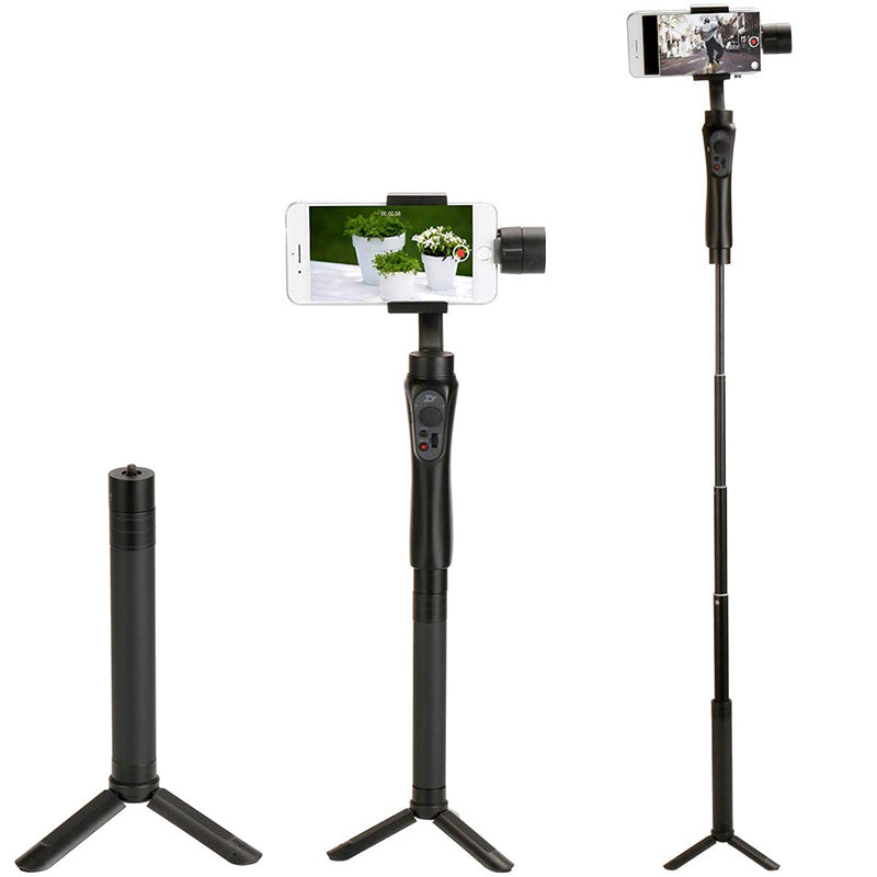 XILETU GP-73A 73cm Extendable Extension Rod 1/4" Screw Aluminum Selfie Stick Tripod for GoPro Insta360 DJI Zhiyun Feiyu Gimbal Camera
