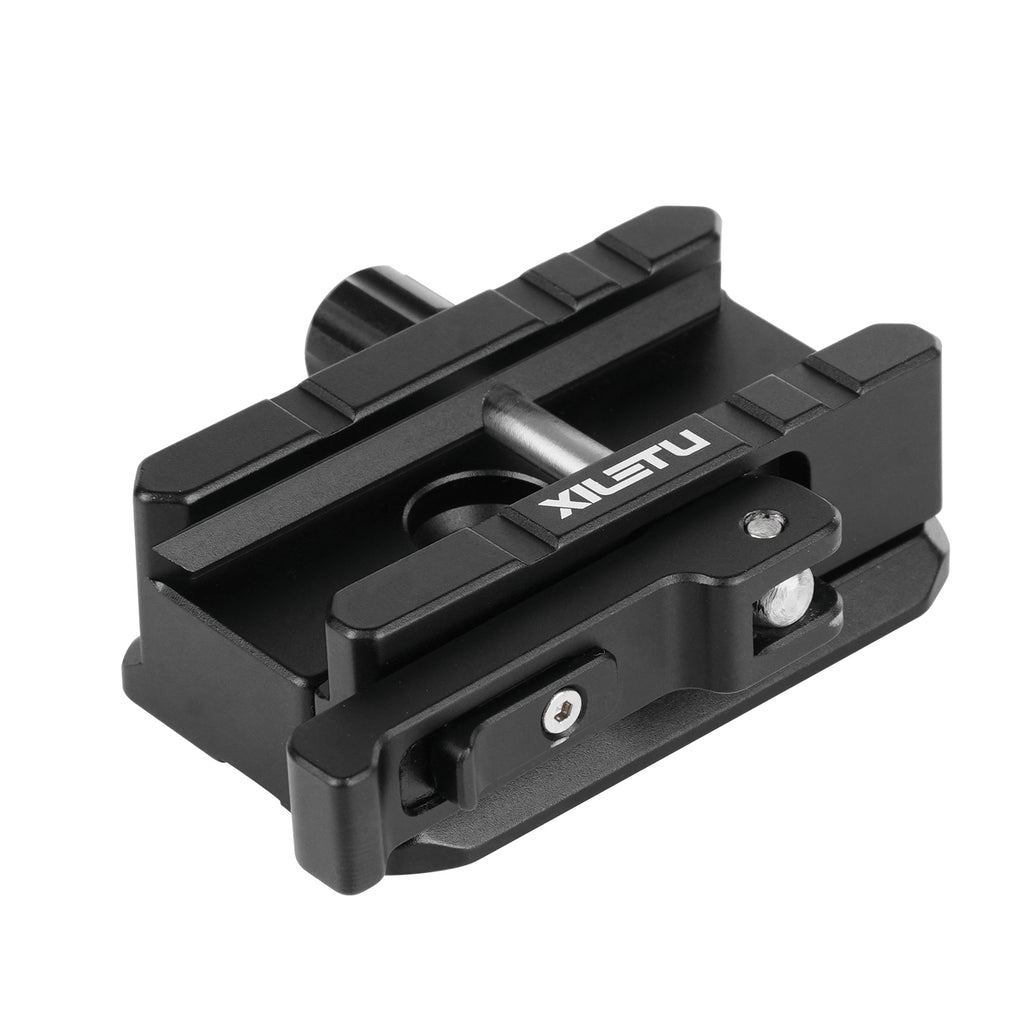 XILETU XPA-3 Picatinny Rail to Arca‑Swiss Tripod Mount Adapter, CNC Aluminum 3/8 Thread QD Sling Hole for Tripod Monopod Ball Head